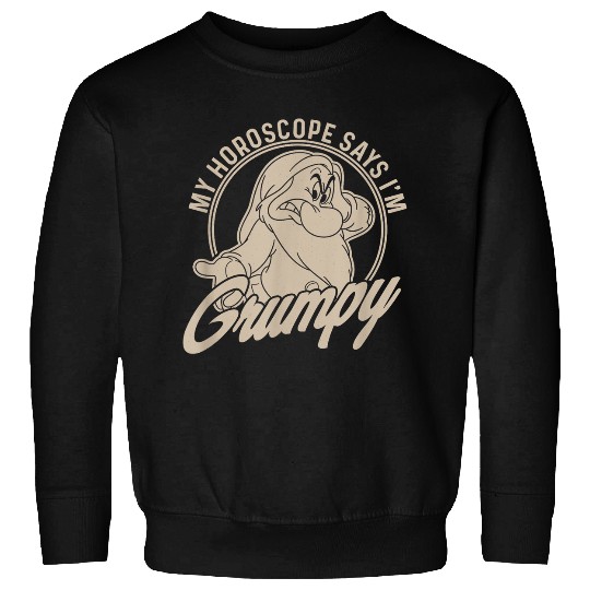 Disneyss Snow White And The Seven Dwarfs I'm Grumpy Sweatshirts