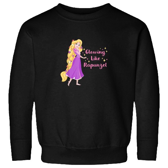 Disney Princess Glowing Like Rapunzel Sweatshirts