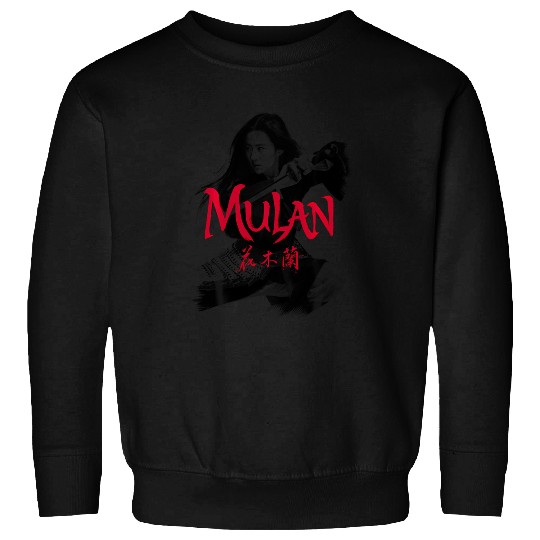 Disney Mulan Live Action Mulan Action Pose Logo Red Sweatshirts