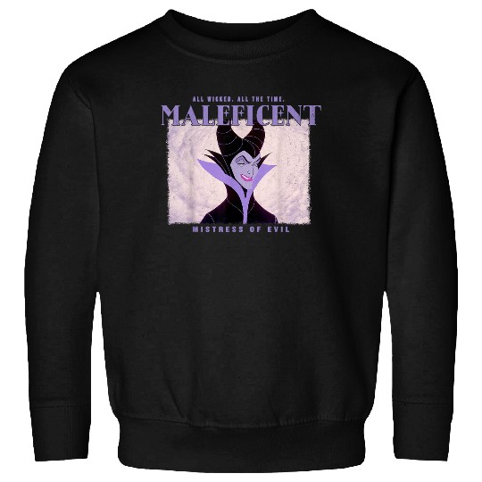Disney Maleficent All Wicked. All The Time. Poster Sweatshirts