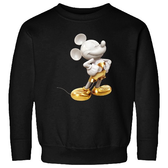 Disney Gold Mickey Mouse Pose Sweatshirts