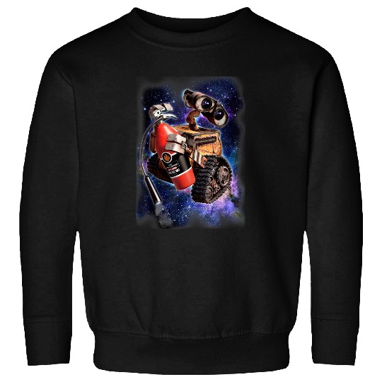 Disney Pixar Wall-e Fire Extinguisher Space Portrait Sweatshirts