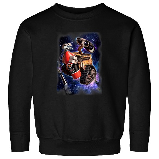 Disney Pixar Wall-E Fire Extinguisher Space Portrait Sweatshirts