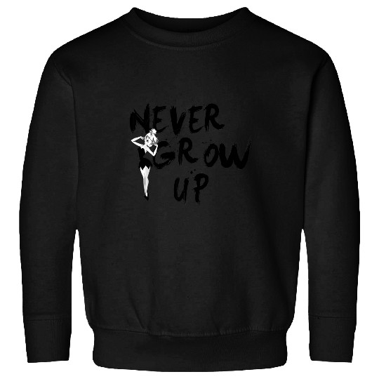 Disneys peter pan tinker bell never grow up grafi Sweatshirts