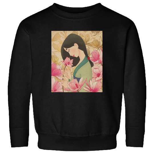 Disney Mulan Floral Sweatshirts