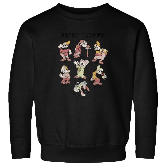 Disneyss Snow White Seven Dwarfs Portraits Sweatshirts