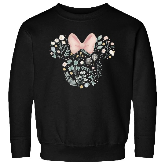 Disney Minnie Mouse Icon Spring Flowers Sweatshirts