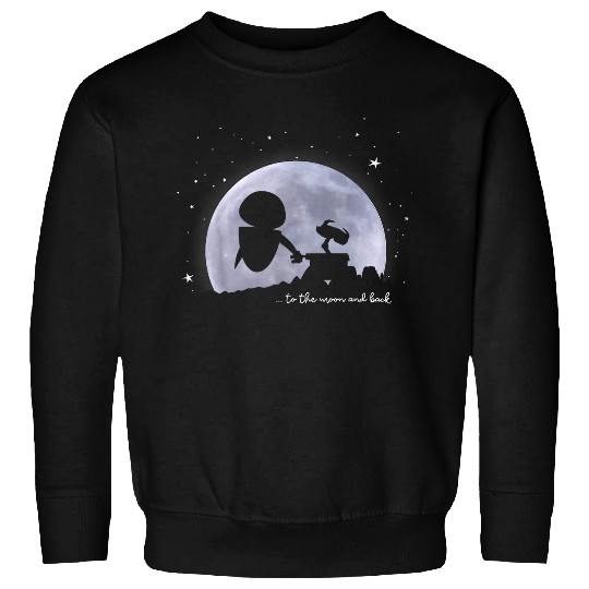 Disney Pixar Wall-e Eve To The Moon And Back Sweatshirts