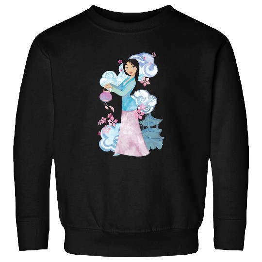 Disney Mulan Watercolor Portrait Sweatshirts