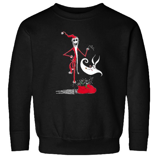 Disneyss Nightmare Before Christmas Holiday Jack Zero Sweatshirts
