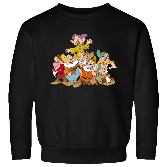 Disneys Snow White The Seven Dwarfs Group Fun Sweatshirts