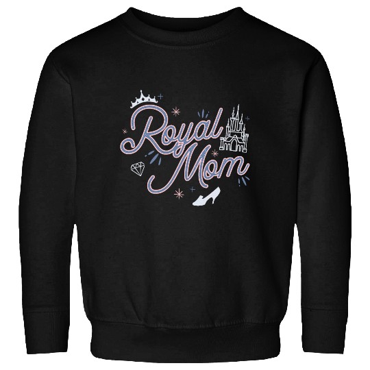 Disney Princess Royal Mom Script Sweatshirts
