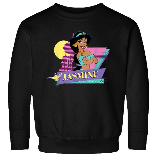 Disneyss Aladdin Retro 90s Couples Matching Princess Jasmine Sweatshirts