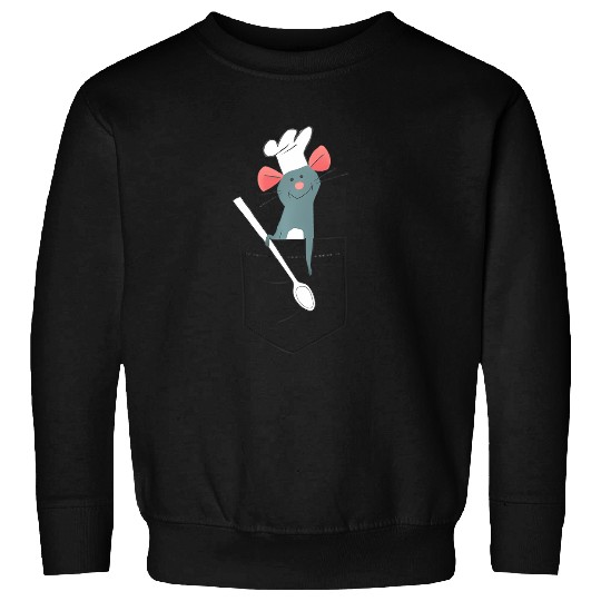Disney Pixar Ratatouille Remy Small Pocket Chef Sweatshirts