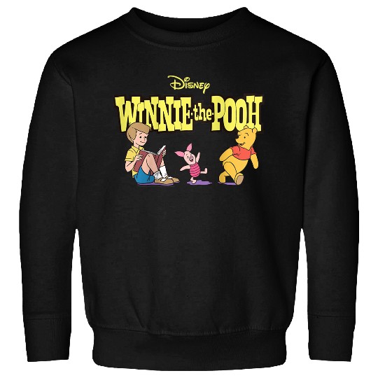 Disneyss Winnie The Pooh Piglet Christopher Robin With Logo Sweatshirts
