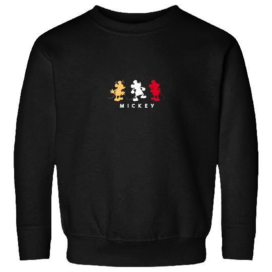 Amazon Essentials Disney Mickey Silhouette Trio Sweatshirts