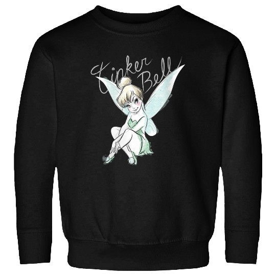 Disneyss Tinker Bell Sitting Sweatshirts