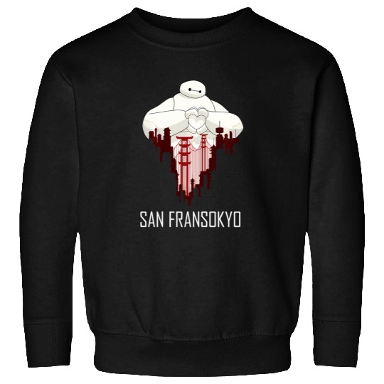 Disney Big Hero 6 Baymax San Fransokyo Love Sweatshirts