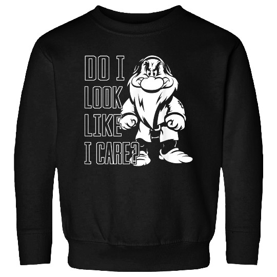 Disneyss Snow White Grumpy Do I Look Like I Care Sweatshirts