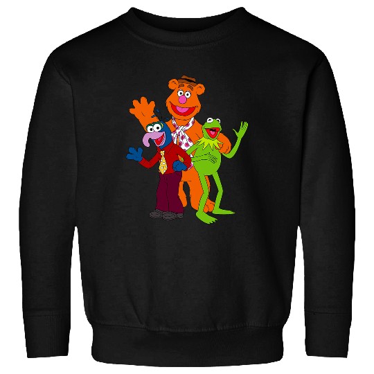 Disney Muppets Trio Kermit, Gonzo, & Fozzie Bear Sweatshirts