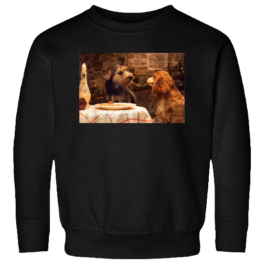 Disneyss Lady And The Tramp Live Action Shared Spaghetti Sweatshirts