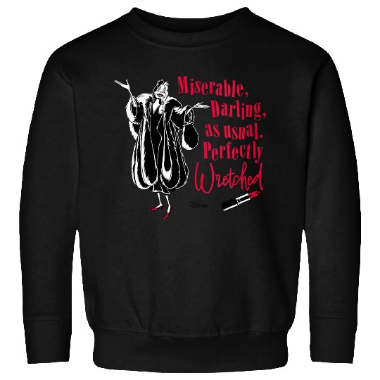 Disneyss 101 Dalmatians Miserable Perfectly Wretched Sweatshirts