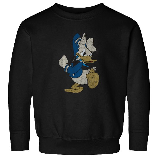 Disney - Vintage Angry Donald Duck Hat Sweatshirts