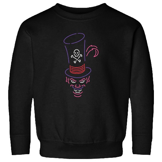 Disneys Dr. Facilier Neon Face Sweatshirts