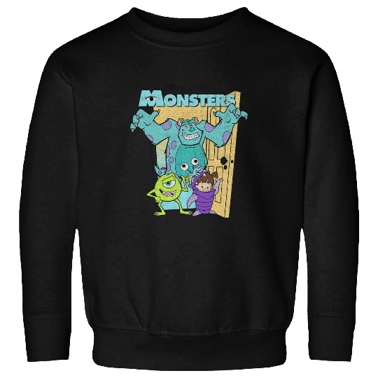Disney Pixar Monsters Inc. Mike Sully Boo Group Poster Sweatshirts