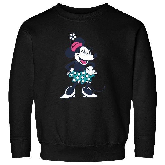 Amazon Essentials Disney Standing and Winking Retro Minnie Sweatshirts