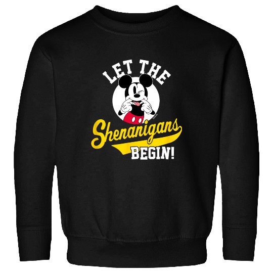 Disney  Mickey Let The Shenanigans Begin Sweatshirts