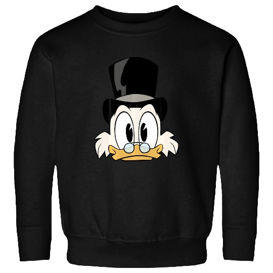 Disney Ducktales Scrooge Mcduck Big Face Sweatshirts