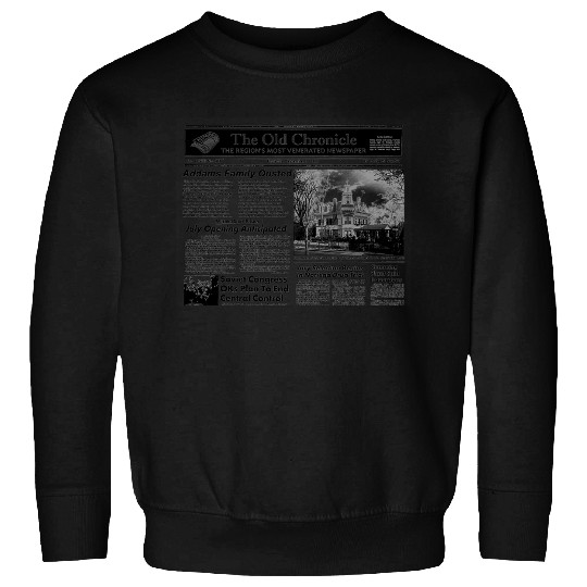 Addams Family Newspaper Sweatshirts