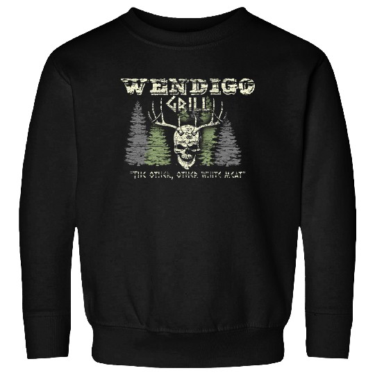 Wendigo Grill, weathered and distressed Sweatshirts