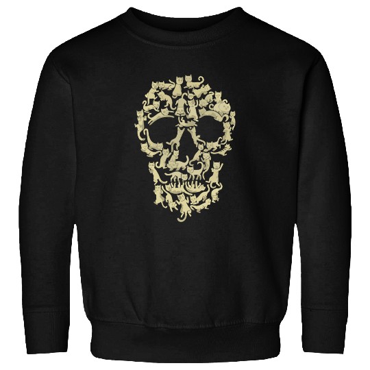 Cat Skull Sweatshirts