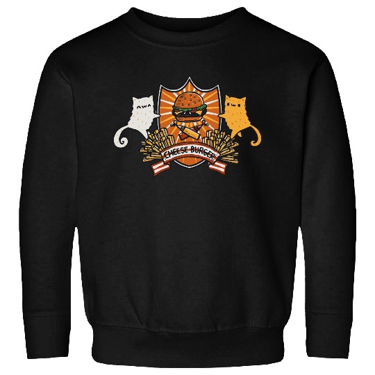 Cheese burger Sweatshirts