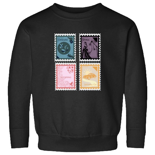 Discover Taylor Reputation StampsDelicateDressGorgeousGetaway Car Sweatshirts