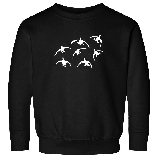 Duck Hunting Seven Drakes by Committed Waterfowl Sweatshirt