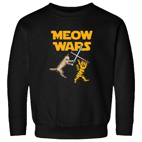 Meow Wars -Cat Lover Gift Sweatshirt