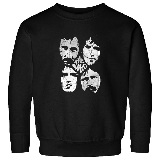 The Who Official Distressed Four Heads Band Sweatshirt