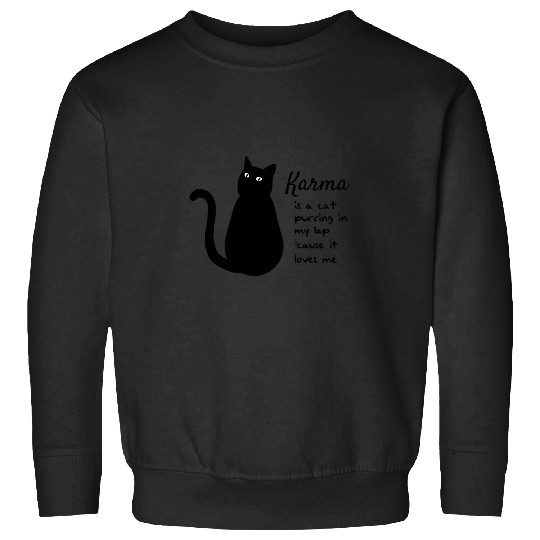 Discover Karma Is A Cat - Taylor Merch Sweatshirts