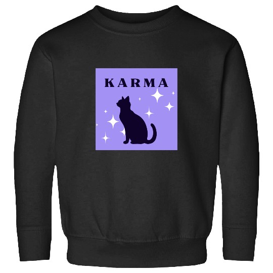 Discover Karma Taylor Midnights Sticker Sweatshirts