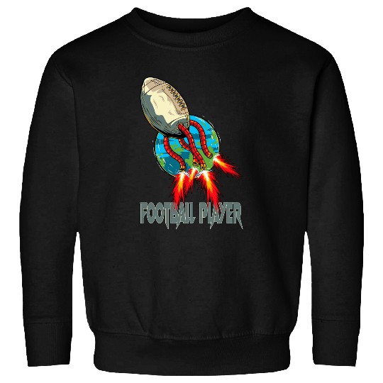 Discover 1 Football Player Football Rugby Men Women Kids Sweatshirts