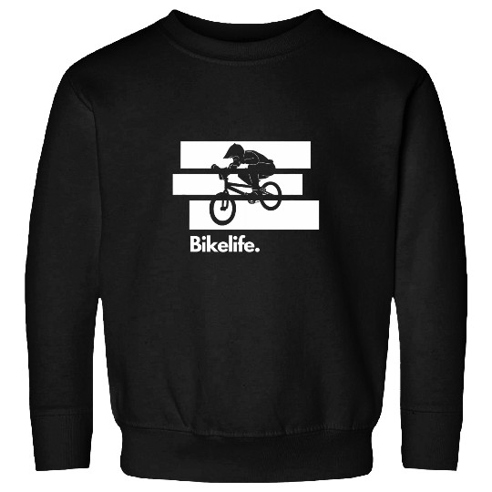 Bikelife Bmx Lovers Triple Stripe Sweatshirts