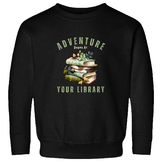 Adventure Begins At Your Library Summer Reading Program 2024 10 Sweatshirts