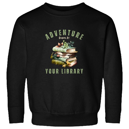 Adventure Begins At Your Library Summer Reading Program 2024 10 Sweatshirts