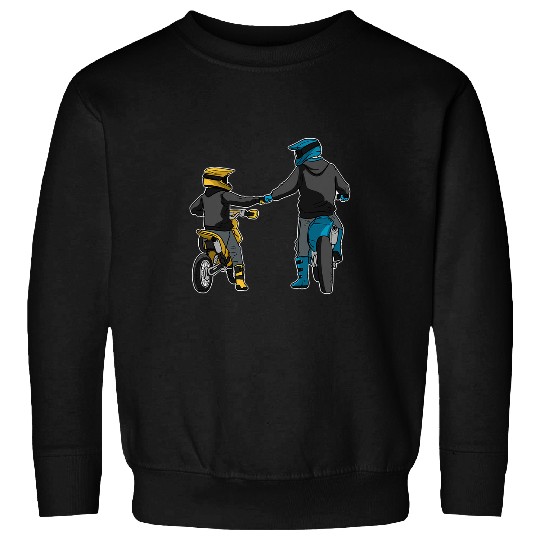 FATHER SON Motocross BMX Supermoto Supercross Bike 1 Sweatshirts