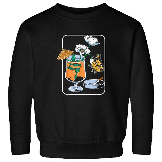 Bartender Barman Cottagecore Cocktail Alcohol Drinking Bartending Mixologist 127 Sweatshirts