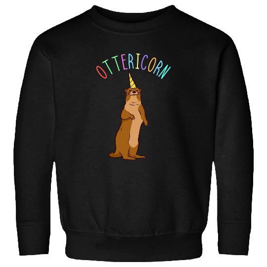 Otters Unicorns Water Fish Sea Otter Aquatic Mammal Lover Sweatshirts