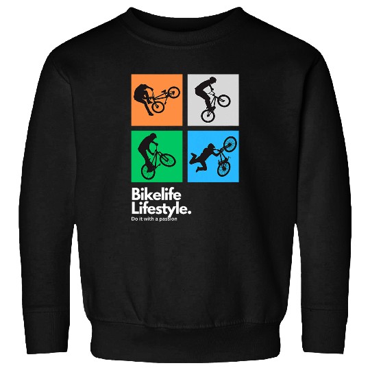 Bmx Bikelife Lifestyle Quad Cube Tricks v2 Sweatshirts